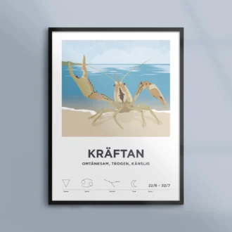 Poster Stjarntecken Kraftan Kunskapat