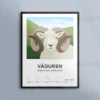 Poster med stjärntecknet Väduren