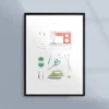 Poster med verktyg inom textilslöjd
