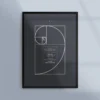 Poster med gyllene snittet