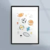 Poster med bollar