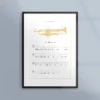 Poster med trumpetens grepptabell