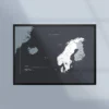 Poster med Norden och Skandinavien