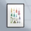 Poster med stränginstrument